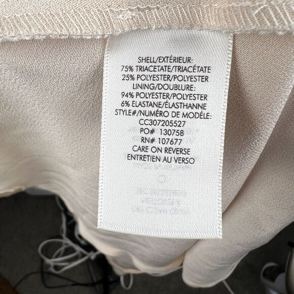 Alice + Olivia NWT Harmony Drapey Champagne Slip Midi Dress Size XS -$395 - Picture 6 of 10